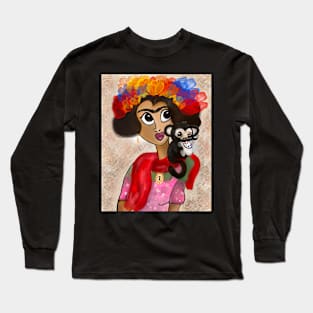 Frida Kahlo & Fulang Long Sleeve T-Shirt